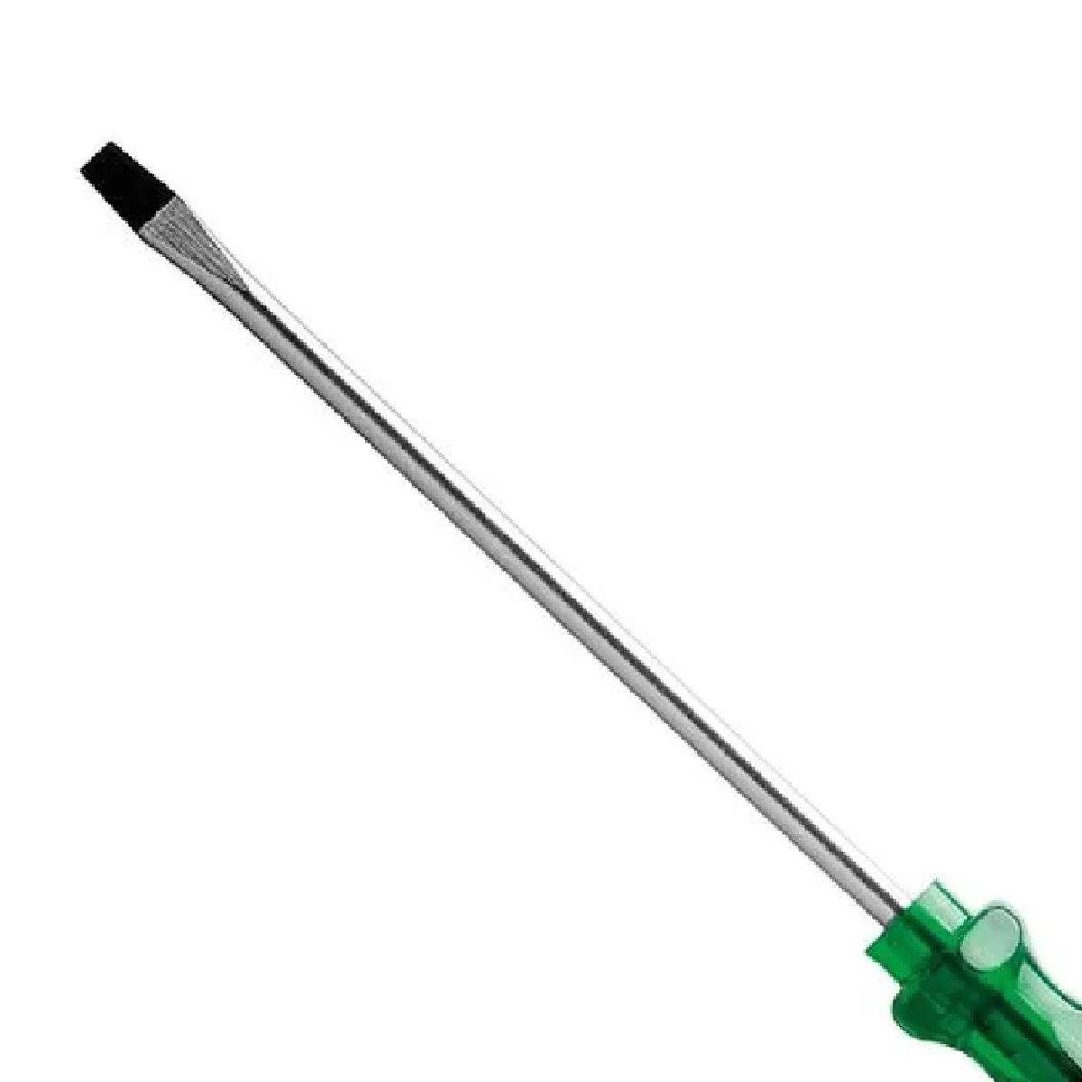 Chave Fenda Simples 1/8x3 Polegadas 3x75Mm Cabo Sextavado Verde Magnetizada - Tramontina