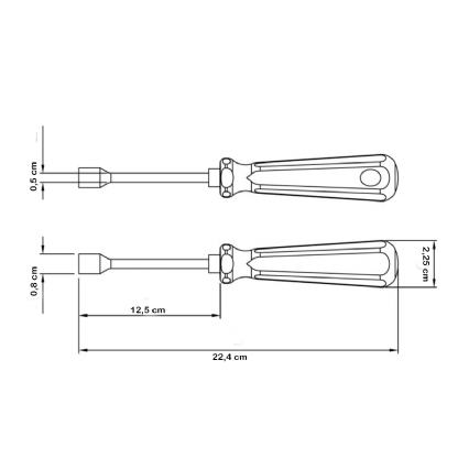 Chave Canhão 5X125mm - Tramontina