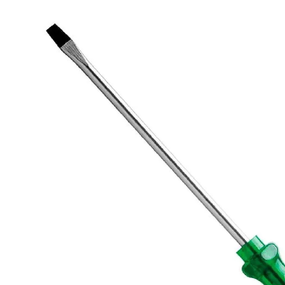 Chave Fenda Simples 3/16x4 Polegadas 5x100Mm Cabo Sextavado Verde Magnetizada - Tramontina