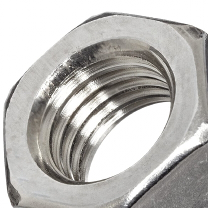 Porca Sextavada Alta 3/8 Poelgada Galvanização Elétrica