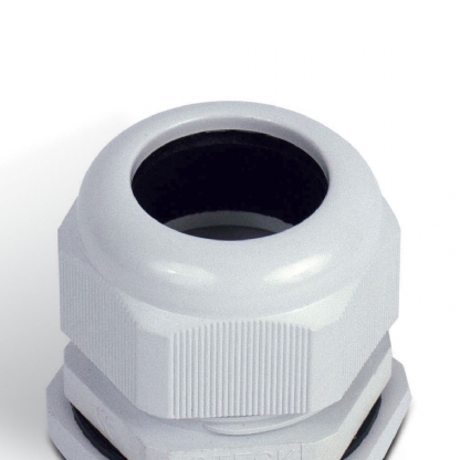 Prensa Cabo Nylon Bsp 3/8 Polegadas Cinza Ip68 Curta - Steck