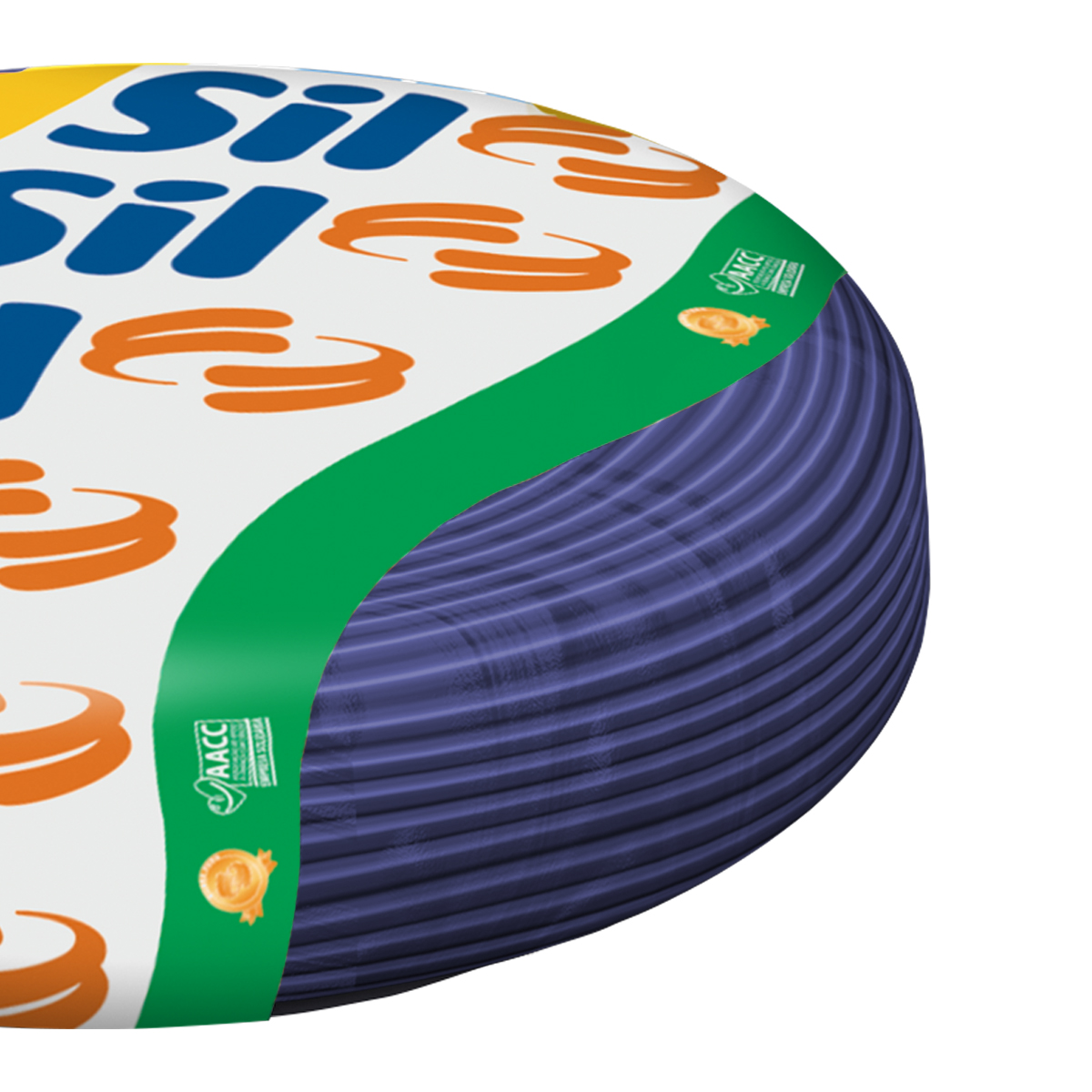 Cabo Flexível 750V Pvc 2,50Mm Azul Escuro 70G 100 Metros - Sil