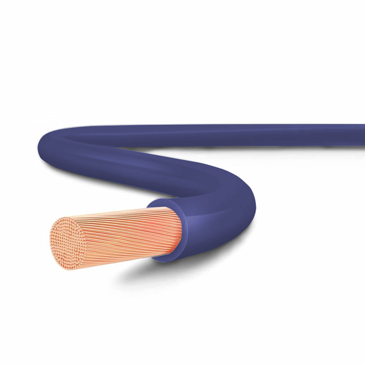 Cabo Flexível 750V Pvc 2,50Mm Azul Escuro 70G 100 Metros - Sil