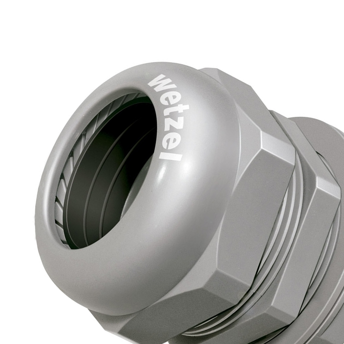 Prensa Cabo Nylon Bsp 1.1/4 Polegadas Cinza Ip68 Curta - Wetzel