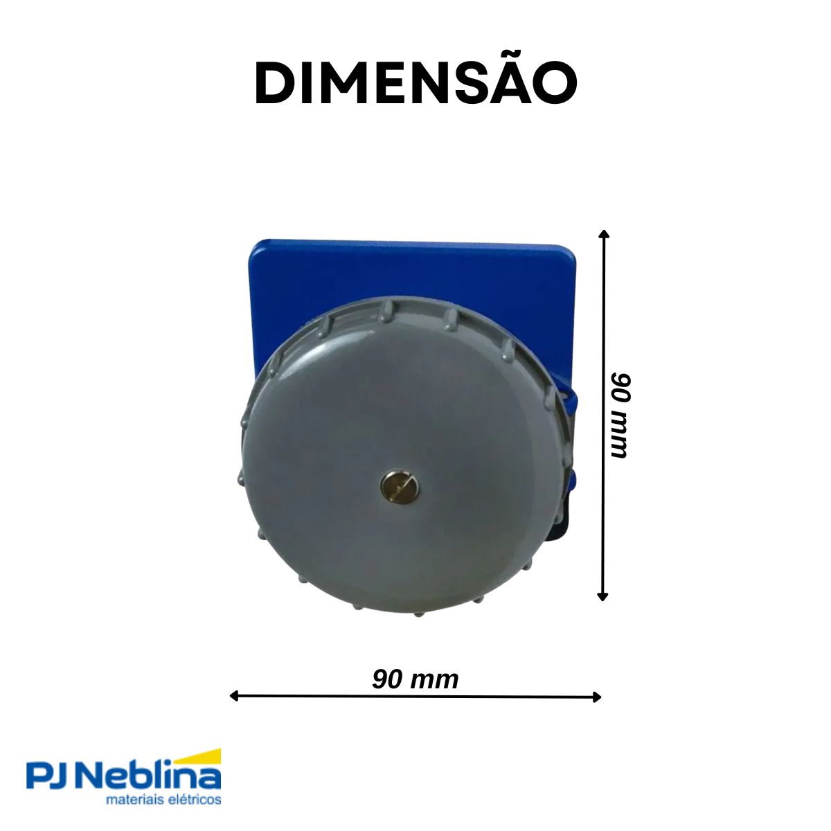 Tomada Industrial Femea Embutir Prova D'água 2P+T 32A 200/250V Az 6H Ip67 - Steck