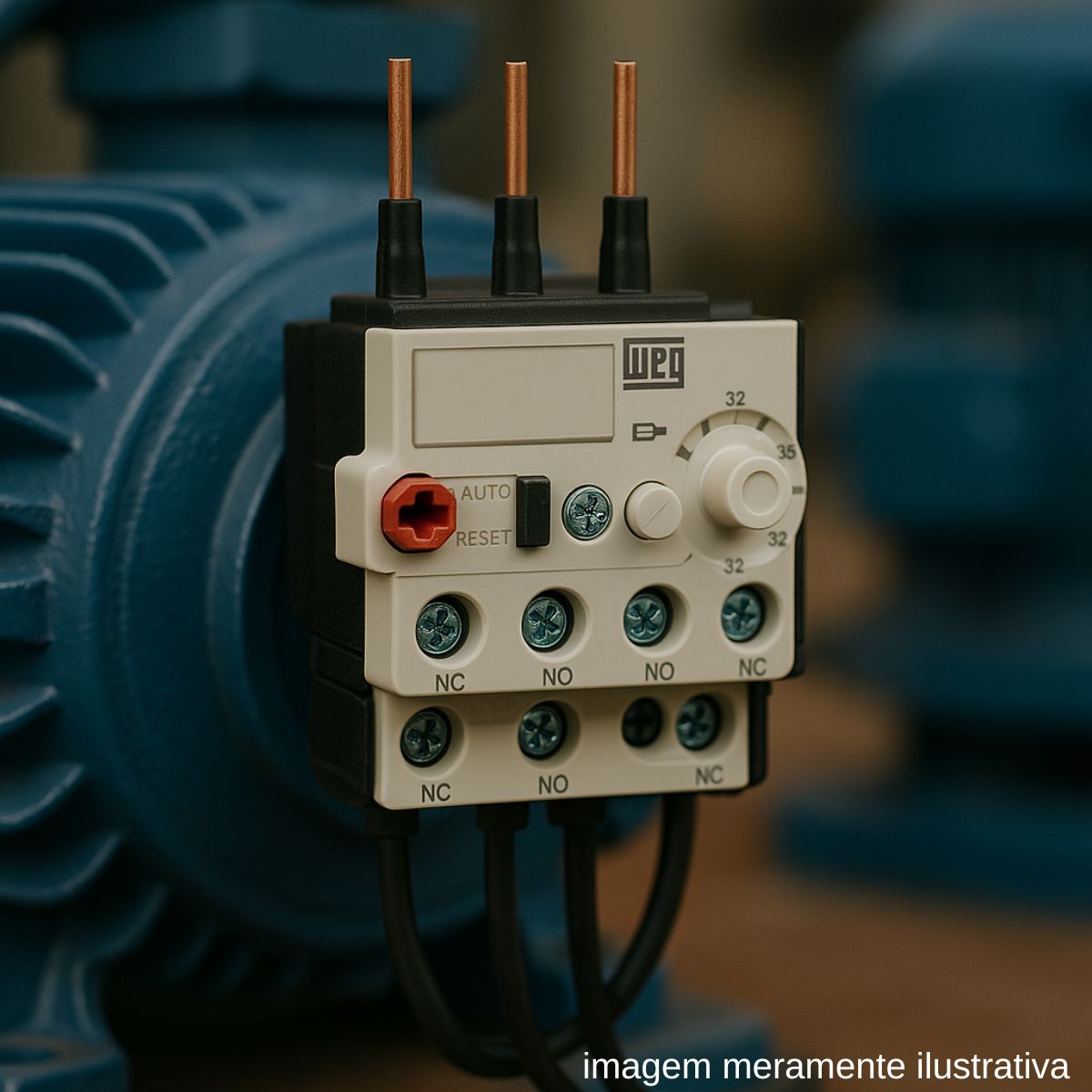 Relé De Sobrecarga Térmico 10/15A Classe 10 Weg