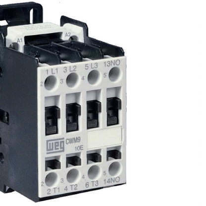 Contator Potência Tripolar 9A 220V 1Na 50/60Hz CWM9-10-30D23 - WEG