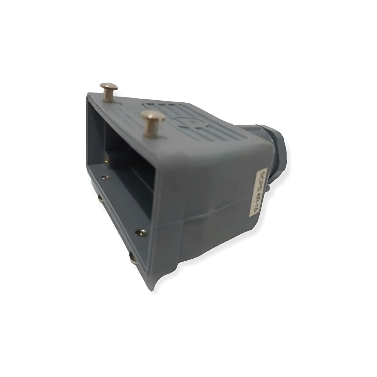 Carcaça Plug Saída Superior 4 Rebites 16 Polos Termoplástico P/Tomada - Steck