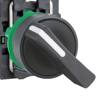 Comutador Montada Manopla Longa 1Na 2 Posições C/Retenção Xb5 22,55mm XB5AJ21 - Schneider Electric