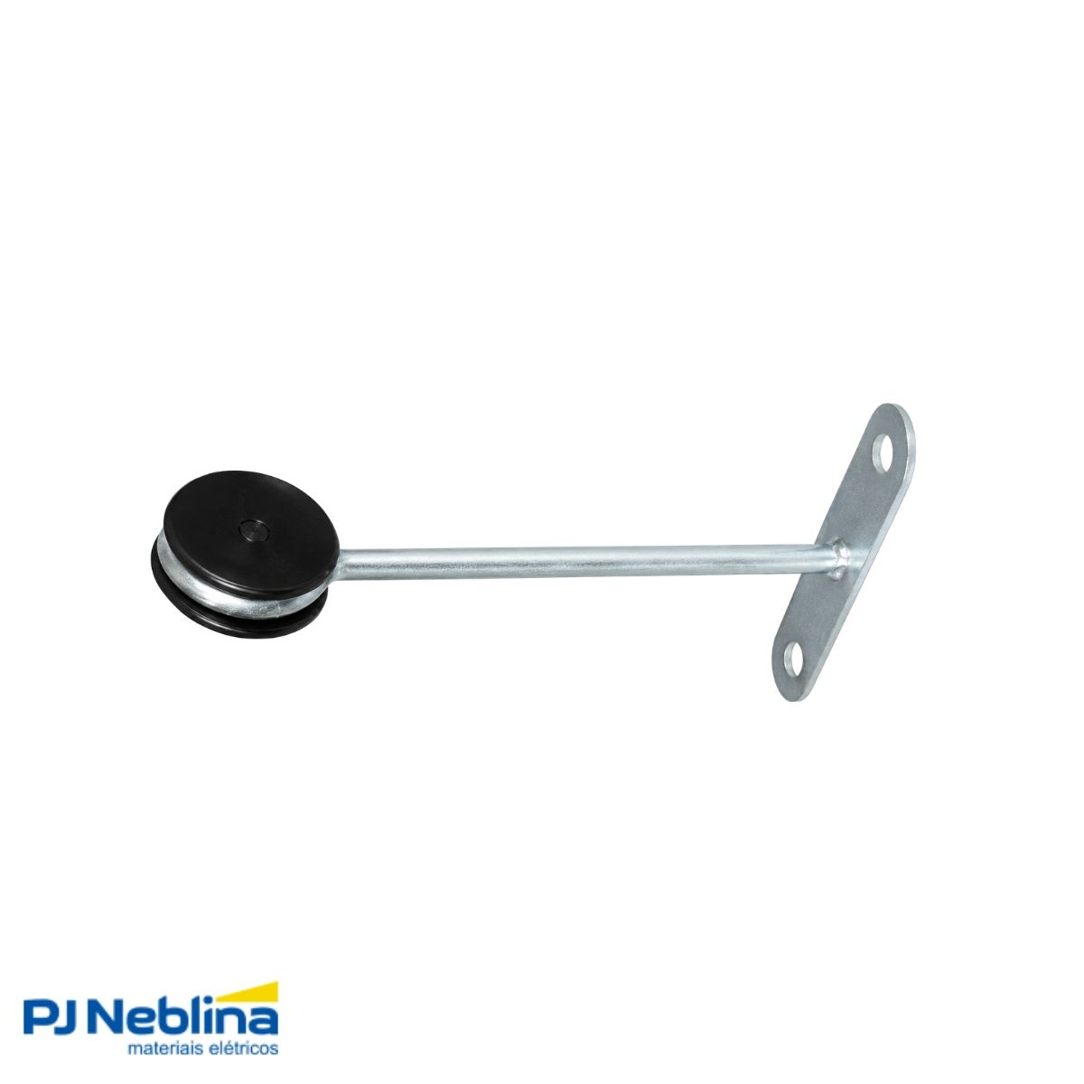 Isolador Simples Fixo 100Mm Galv Eletr C/Ch Encosto - Paratec