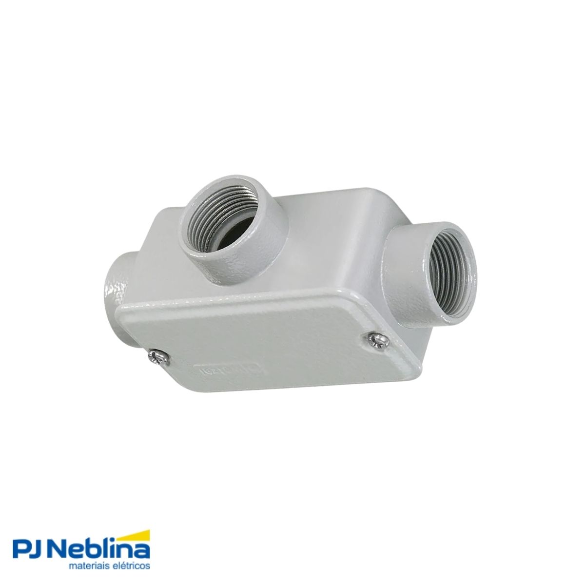 Condulete Alumínio Fixo Tipo Lr 2Pol C/Rosca Npt C/Pintura Cz C/Tampa C/Vedação Tgvp (Ip54) - Wetzel