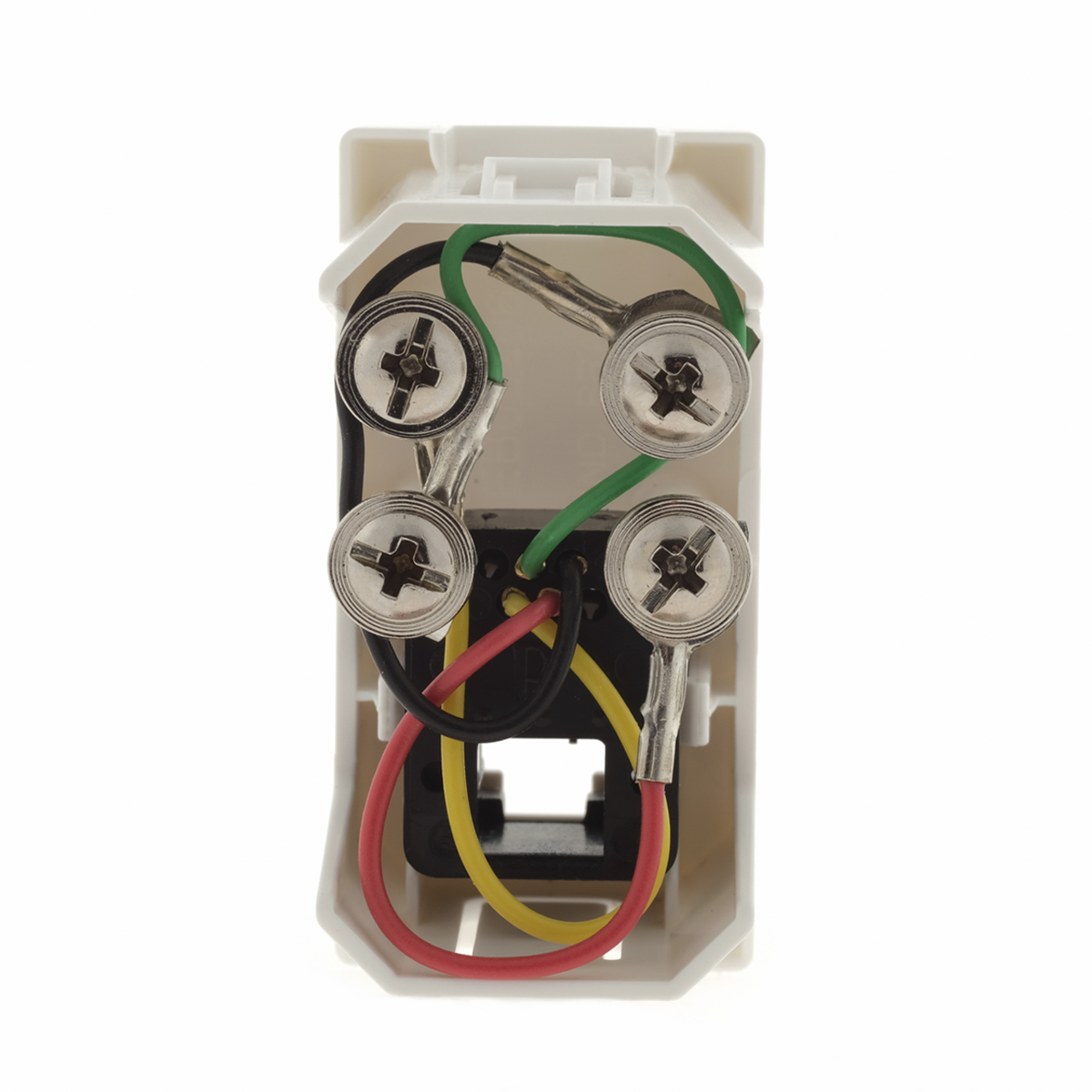 Módulo Tomada Telefone RJ11 4 Fios Branco - Pialplus