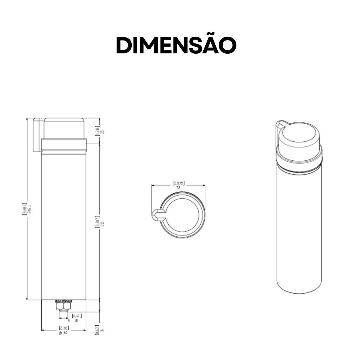 Capacitor Para Correção Fator De Potência 2,5Kvar 220V Trifásico Weg