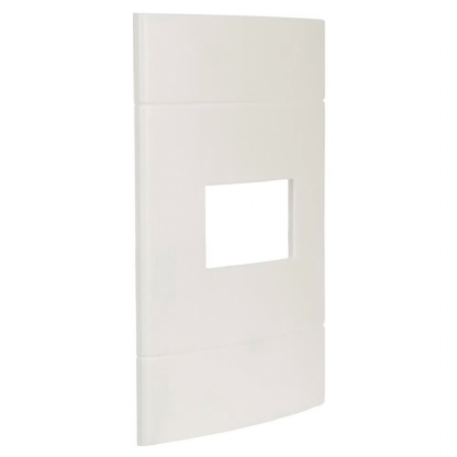 Placa Acabamento Horizontal 4X2 Lunare Branco - Schneider Electric