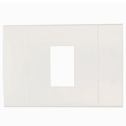 Placa Acabamento Horizontal 4X2 Lunare Branco - Schneider Electric