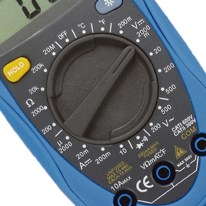 Multimetro Digital Cat II 300V Et-1400 130X73,5X35/156 - Minipa