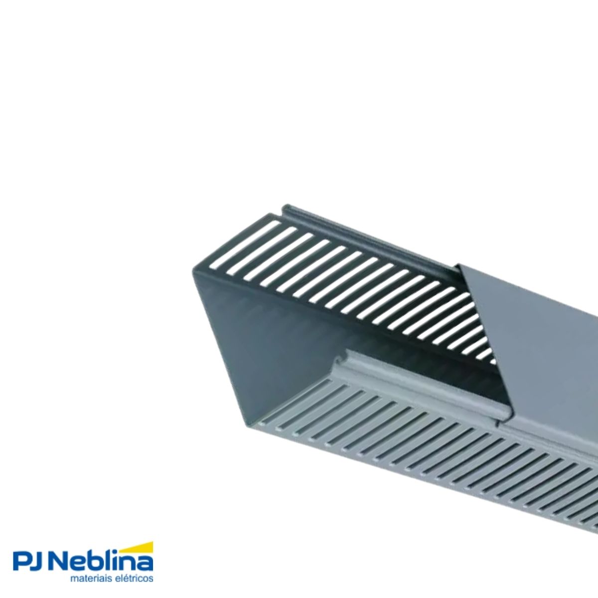 Canaleta Pvc Rec Fechado 30X80 (Br C/2M) Cz C/Tampa S/Divisória S/Adesivo - Dutoplast