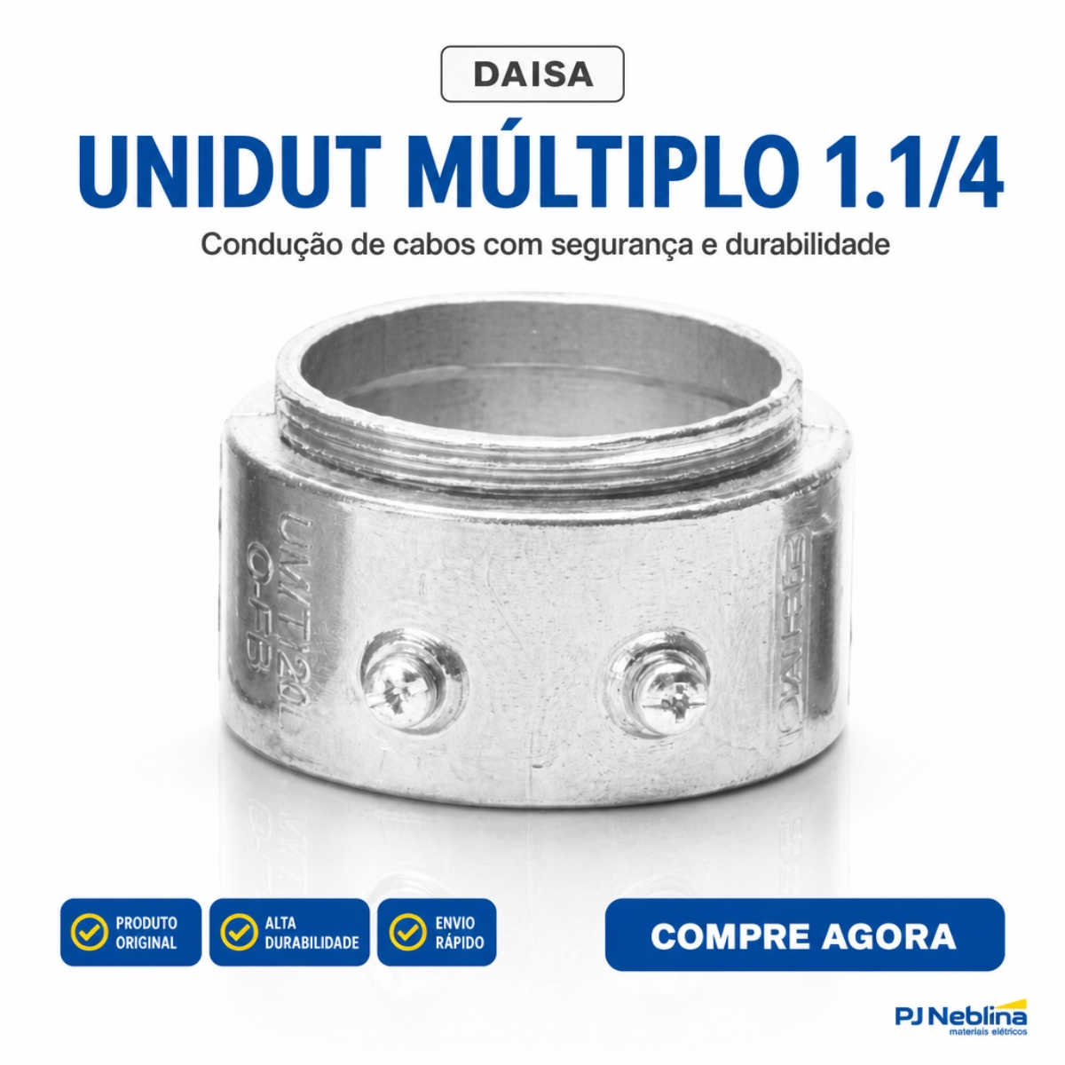 Unidut Multiplo Interna 1.1/4 Polegadas Sem Vedação (C-Pb) Sem Rosca Daisa.