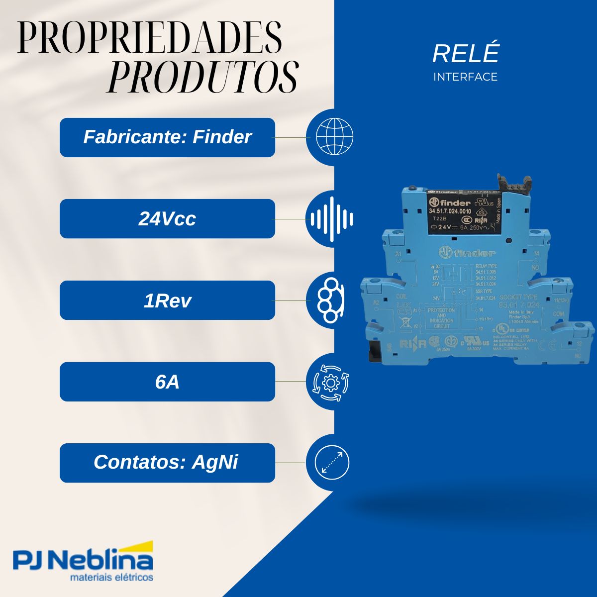 Rele Mod Interface 24vdc 1 Rev