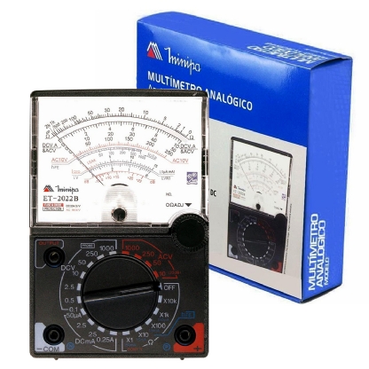 Multimetro Analógica 20K OhmSem V 148X100X35 - Minipa