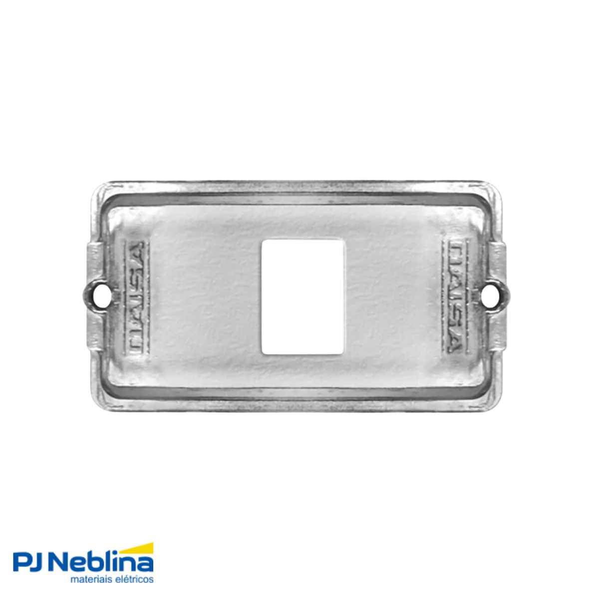 Tampa Condulete 1 Tom Rj11/Rj45 Alumínio 1/2-3/4 S/Pintura S/Vedação - Daisa