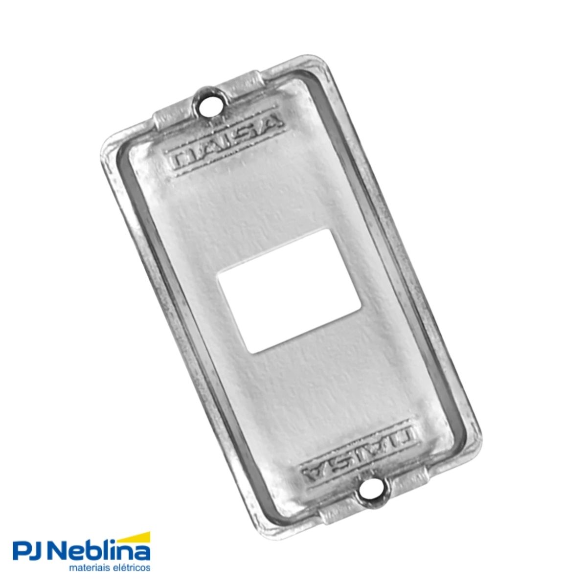 Tampa Condulete 1 Tom Rj11/Rj45 Alumínio 1/2-3/4 S/Pintura S/Vedação - Daisa
