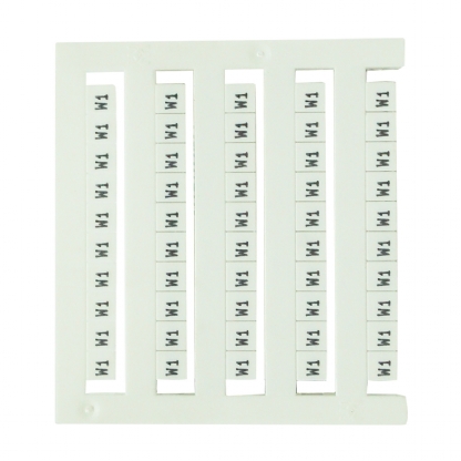 Marcador Gw Branco Letra/Número W1 Horizontal DEKAFIX 5 GW W1 - Conexel