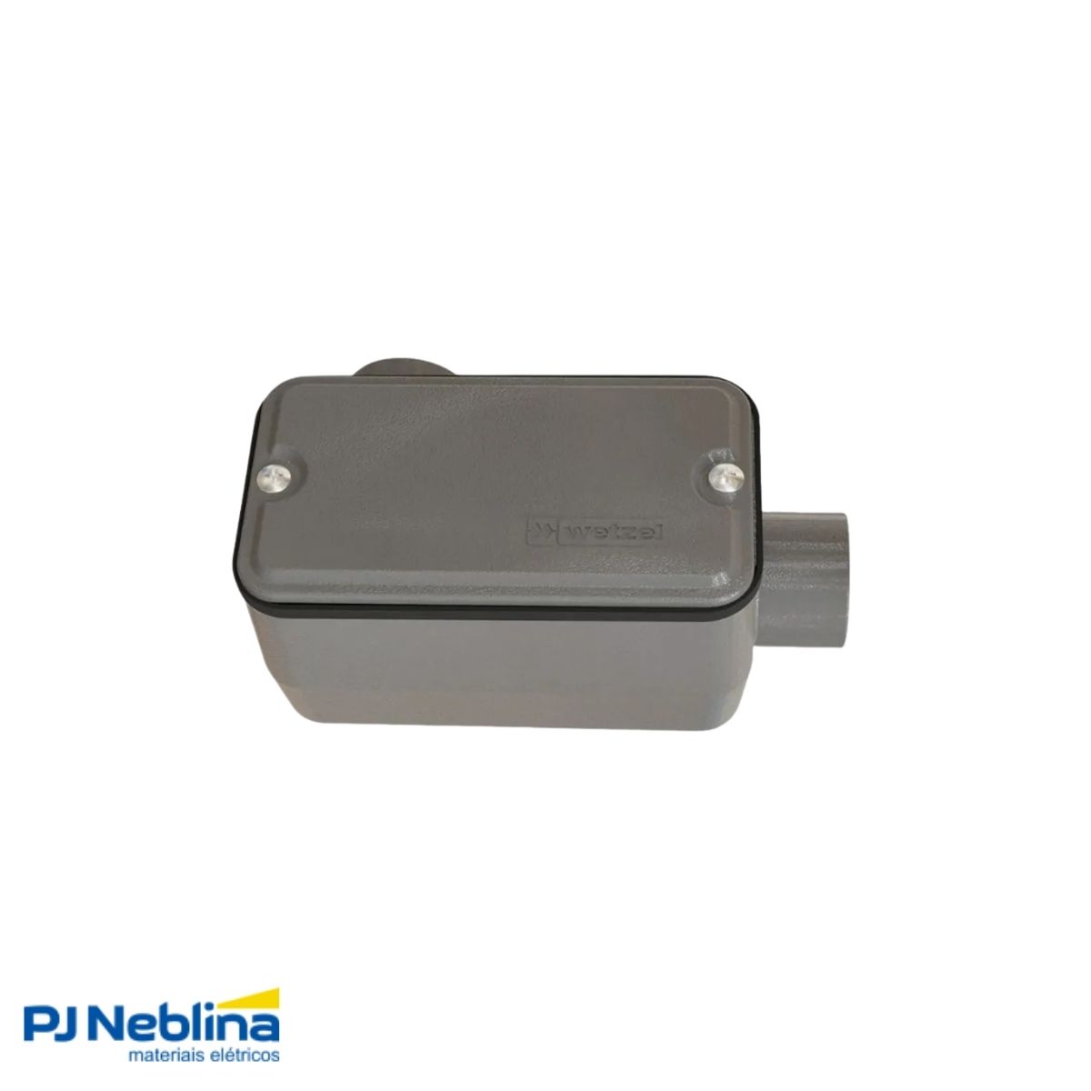 Condulete Alumínio Fixo Tipo Ll 3/4 C/Rosca Bsp C/Pintura Cz C/Tampa C/Vedação Tgvp (Ip54) - Wetzel