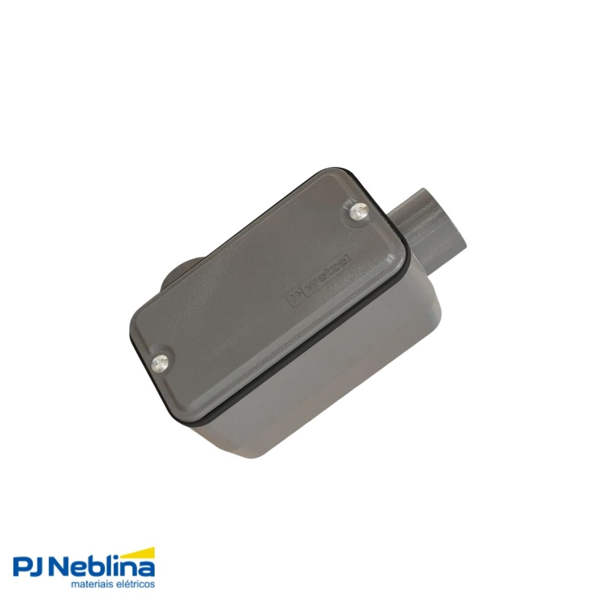 Condulete Alumínio Fixo Tipo Ll 3/4 C/Rosca Bsp C/Pintura Cz C/Tampa C/Vedação Tgvp (Ip54) - Wetzel