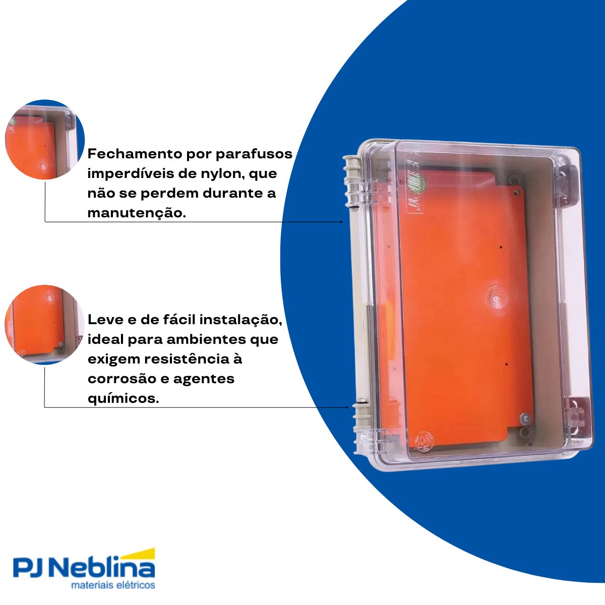 Quadro Comando Sobrepor Plástico Bg (Ral 7032) 300X300X200Mm Tampa Transp Placa Montagem Lr (Ral 2004) - Cemar