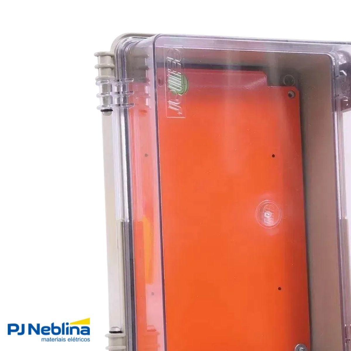 Quadro Comando Sobrepor Plástico Bg (Ral 7032) 300X300X200Mm Tampa Transp Placa Montagem Lr (Ral 2004) - Cemar