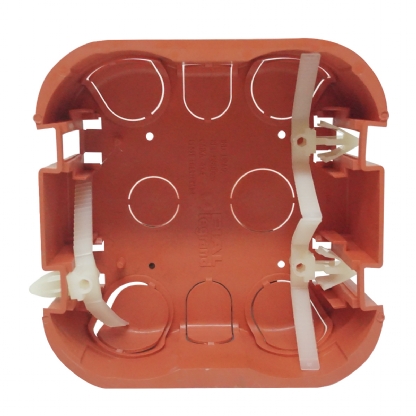 Caixa Embutir Drywall 108X112X47,5mm Para Gesso Acartonado 4X4 Vermelho - Pial