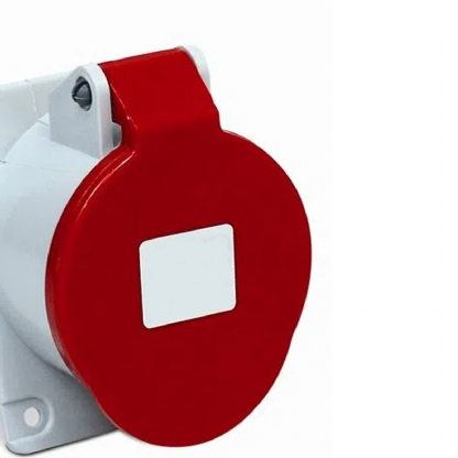 Módulo Tomada Embutir Newkon 16A 380/440V 2P+T 9H Vermelho - Steck