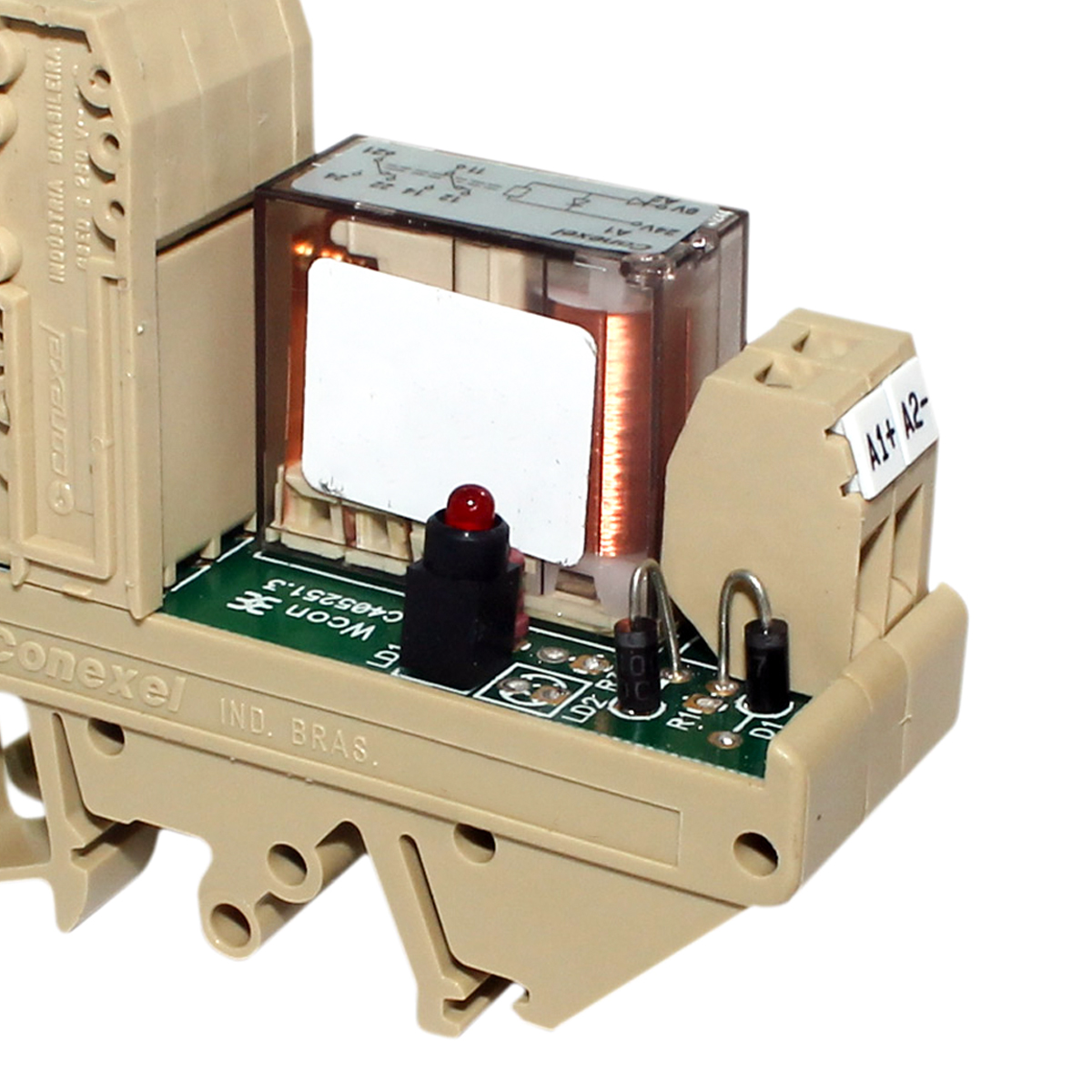 Acoplador RS30 Gsed 24Vcc 2 Inversores Led Vermelho C9006982001 - Conexel