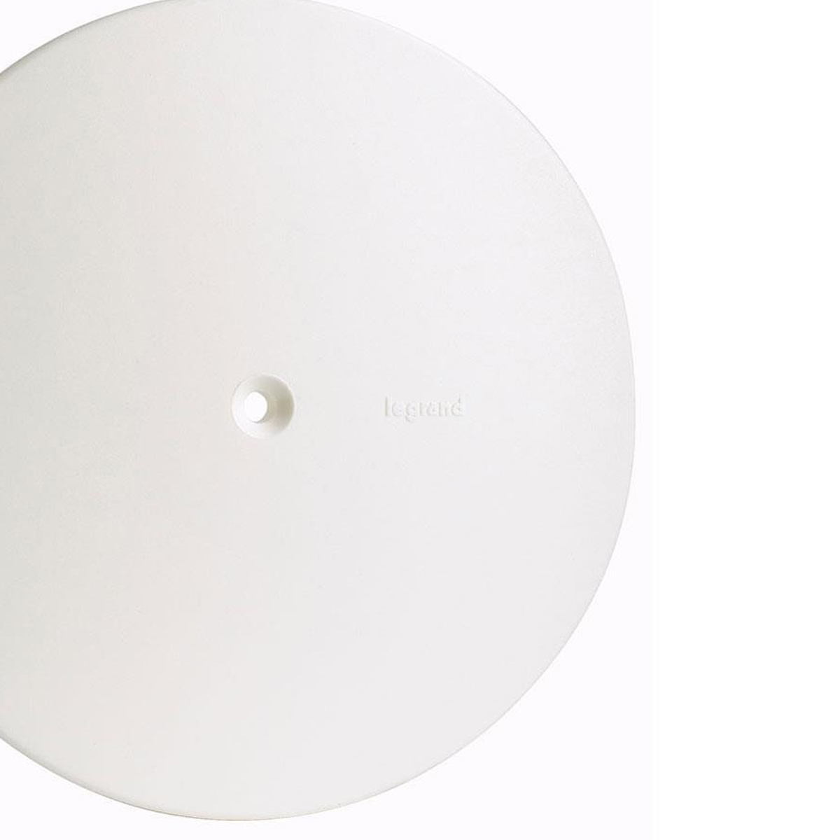 Placa Acabamento Cego Redonda 4 Polegadas Branco - Pialplus