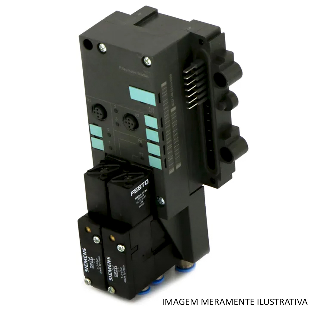 Modulo Expansão Clp Entrada/Saida Digital 4Ed/2Sd Em 148-P Simatic Dp Et 200X 2 Canais (M12) Saida Pneumatica 6ES71481DA000XA0 Siemens