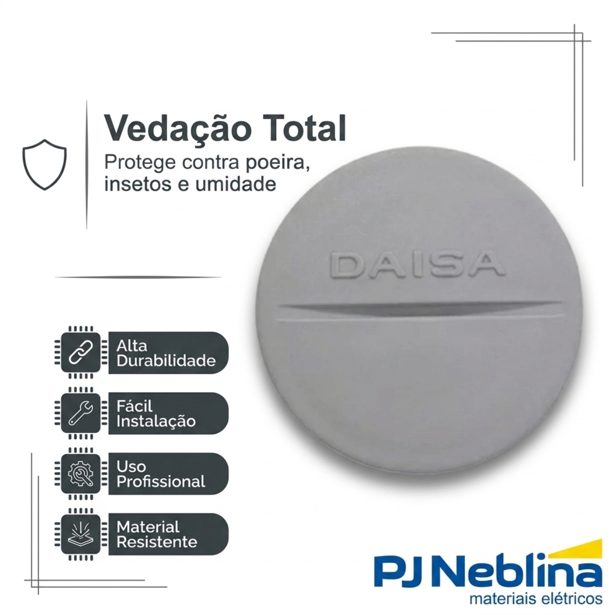 Tampão Plástico 1.1/2 Polegadas - Daisa