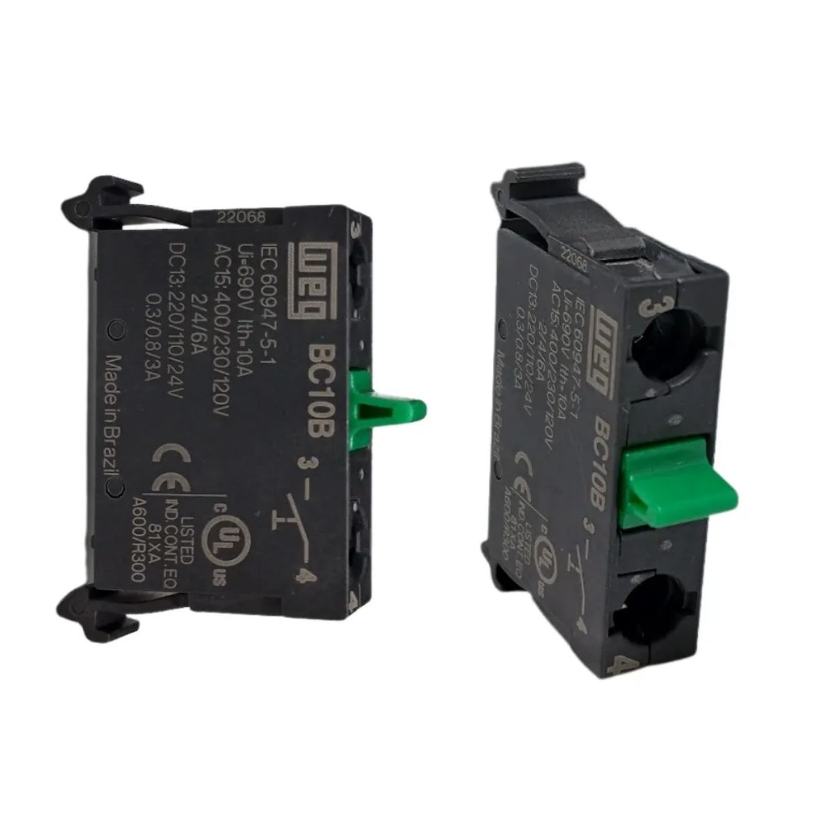 Bloco Contato Auxiliar 1Na Para Botão Comando Csw - Weg