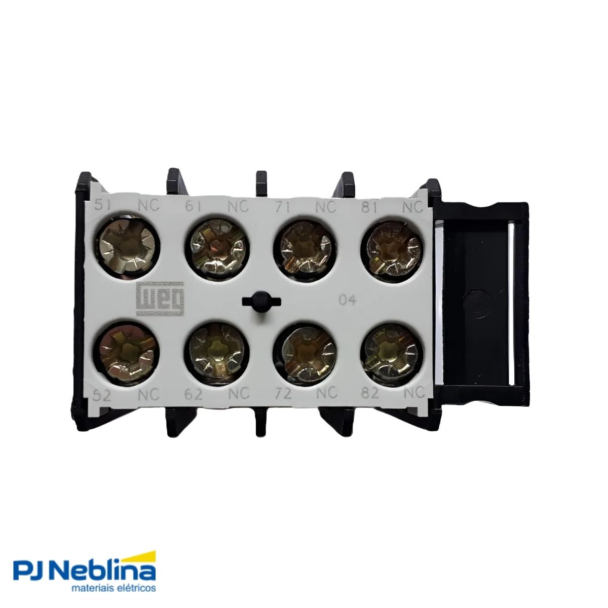 Bloco Contato Auxiliar P/Contator Frontal 4Nf - Weg