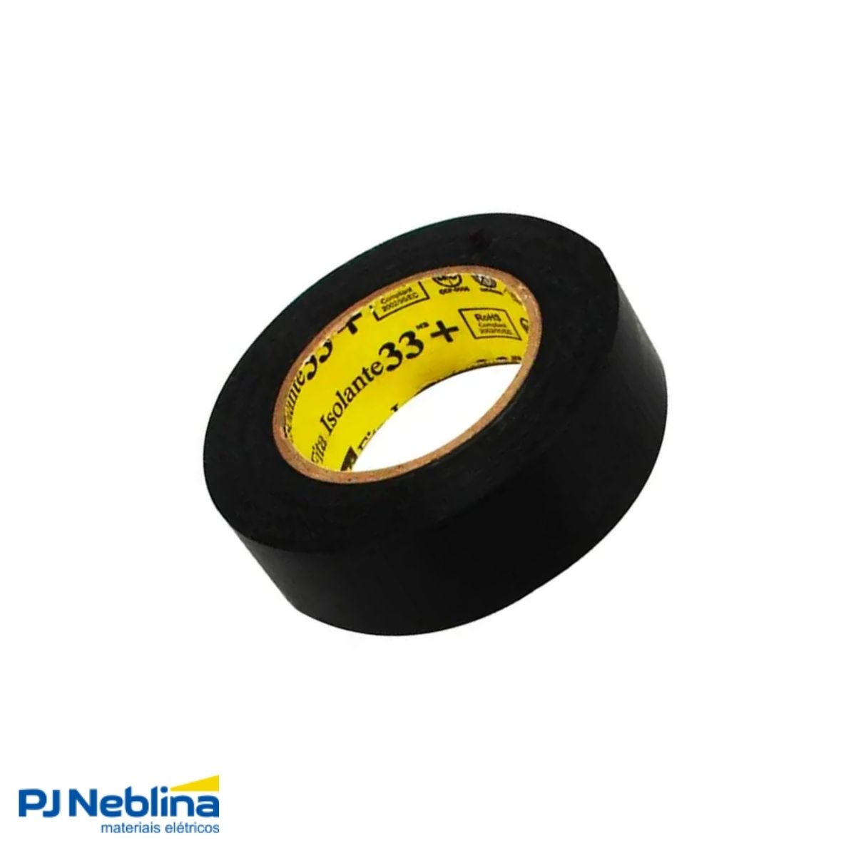 Fita Isolante 19Mmx10M Preto Scotch 33+ -3M Do Brasil