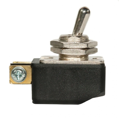 Interruptor Alavanca Metal Ligar/Desligar Com Porca Sextavada 6A 120Vca 1P Cpd-122 - Margirius