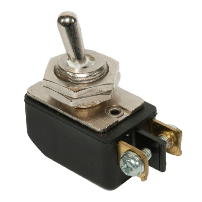 Interruptor Alavanca Metal Ligar/Desligar Com Porca Sextavada 6A 120Vca 1P Cpd-122 - Margirius
