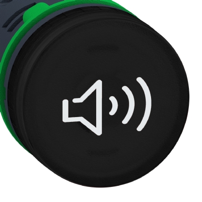 Sirene Plástica 12/24Vac 80Db 22mm XB5KSB - Schneider Electric