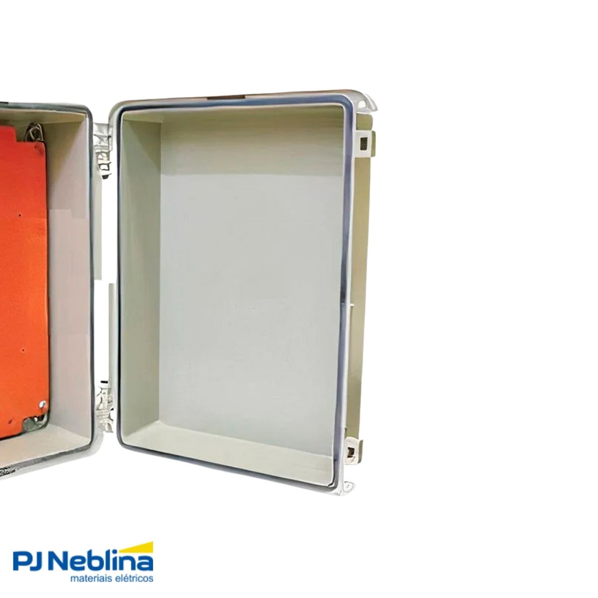 Quadro Comando Sobrepor Poliestireno Bg (Ral 7032) 300X300X200Mm Tampa Opaca Placa Montagem Lr (Ral 2004) - Cemar