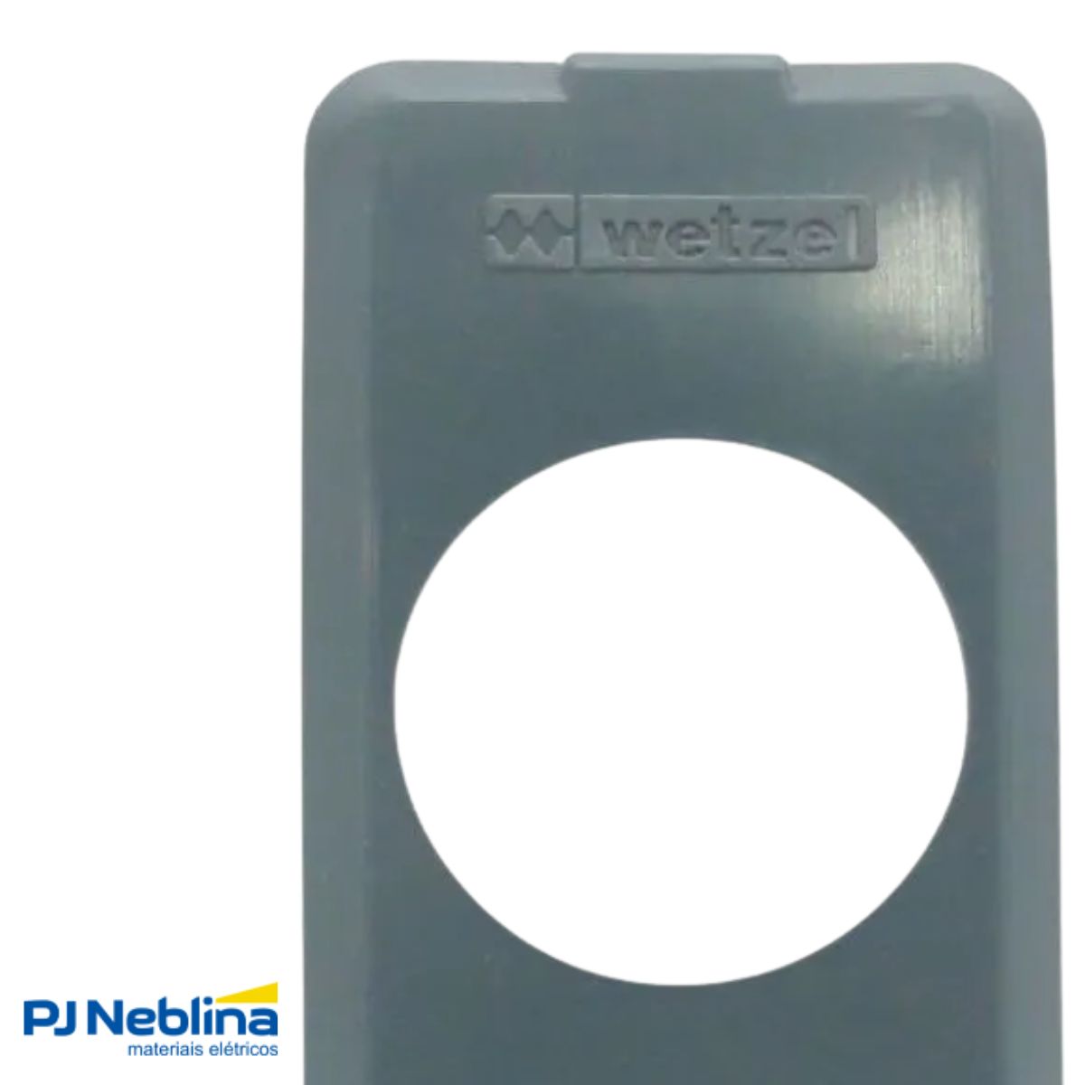 Tampa Condulete 1 Tom Redonda Pvc 1/2-3/4 Cinza S/Vedação - Wetzel