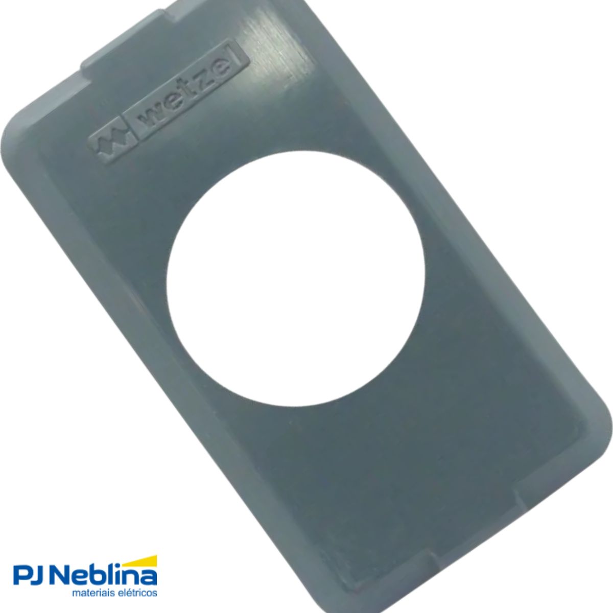 Tampa Condulete 1 Tom Redonda Pvc 1/2-3/4 Cinza S/Vedação - Wetzel