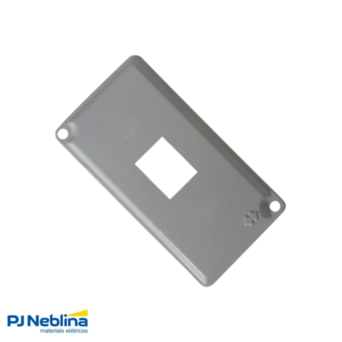Tampa Condulete 1 Tomada Rj11/Rj45 Pvc 1/2-3/4 Cinza S/Vedação - Wetzel