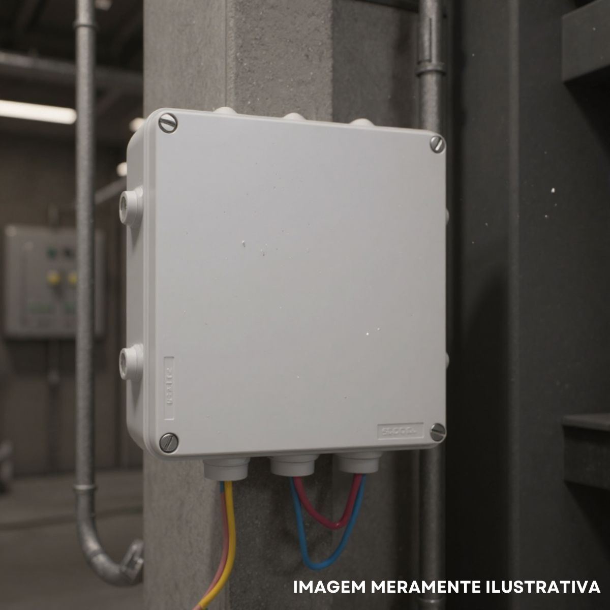 Caixa Passagem 300X220X120Mm C/Embutes Ip55 - Steck