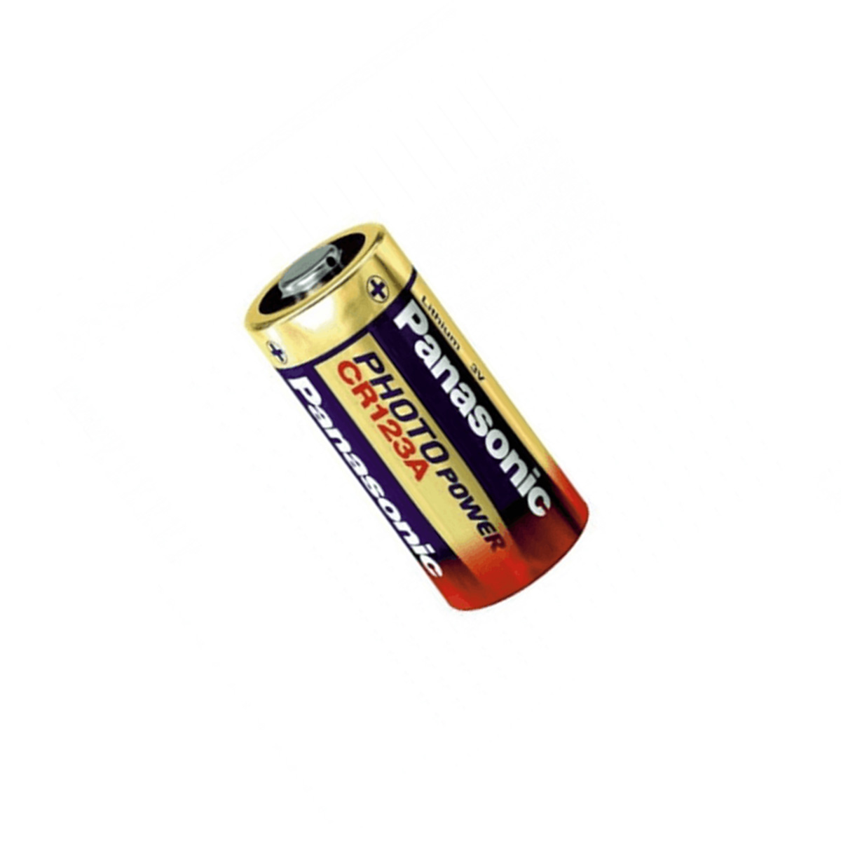 Bateria Lithium 3V Photo Power Cr123 Cilíndrica - Panasonic