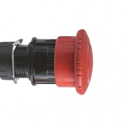 Botão Comutador Girar Destravar Soco 30mm 1Na+2Nf 16mm Vermelho XB6AS8349B - Schneider Electric